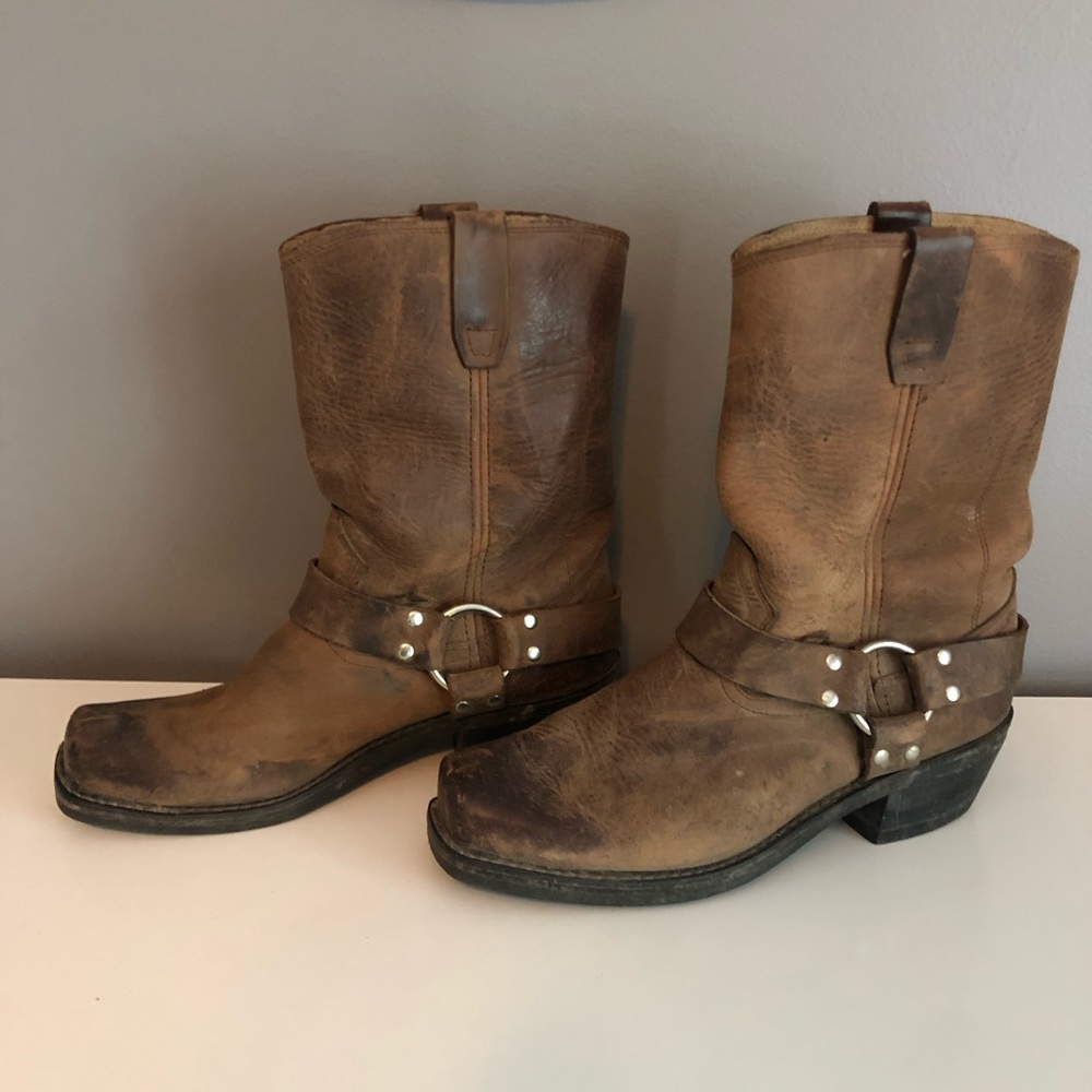 DURANGO WOMENS HARNESS BOOT RD594 brown LEATHER, Women's Size 10M